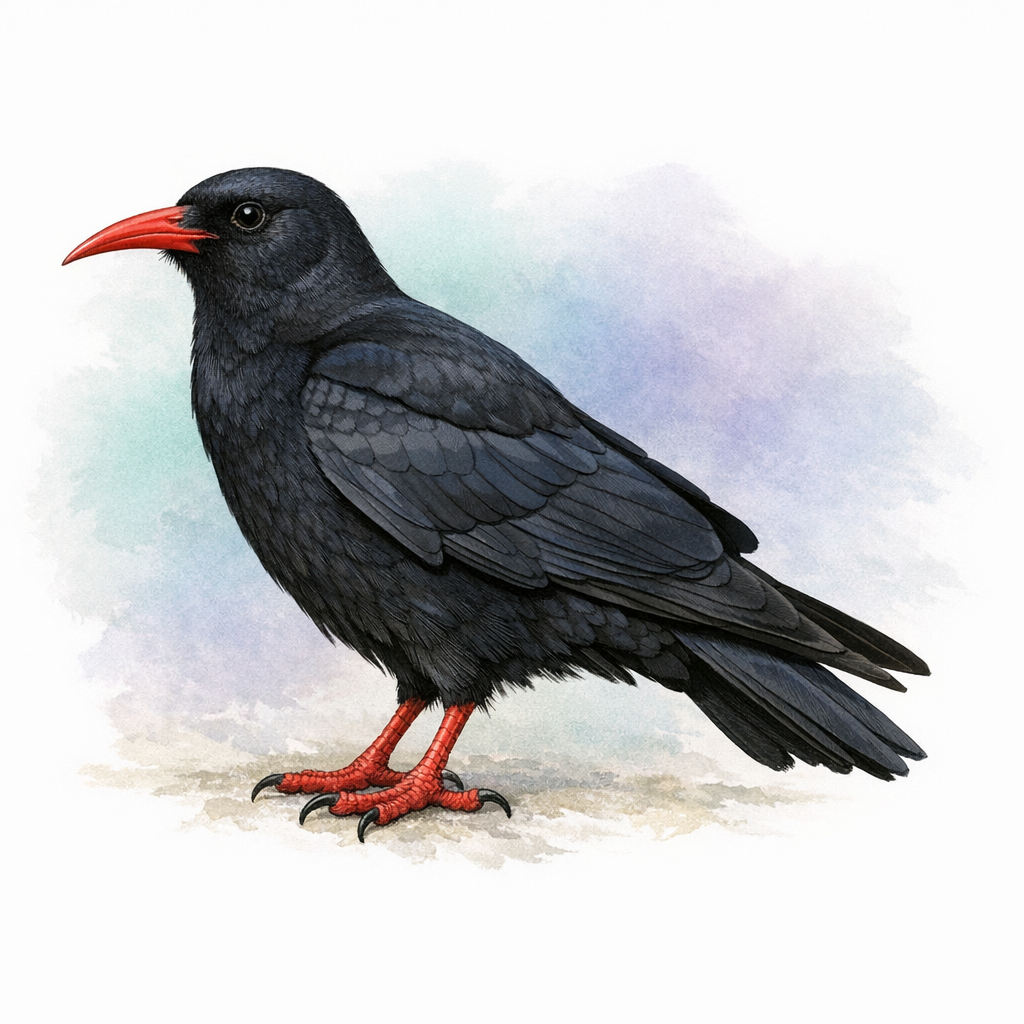 Chough — Isle of Man national bird